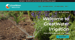 Desktop Screenshot of greatwaterirrigation.com