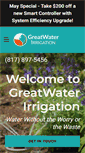 Mobile Screenshot of greatwaterirrigation.com